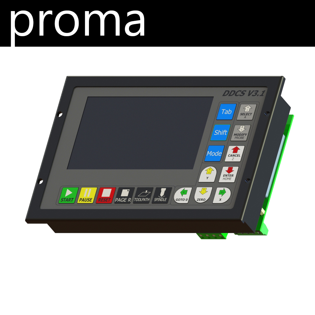 基于proma的DDCS V3.1四轴数控控制器系统