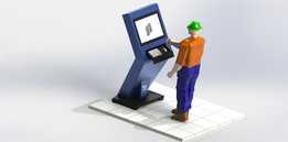  e-kiosk Monitor Layar 