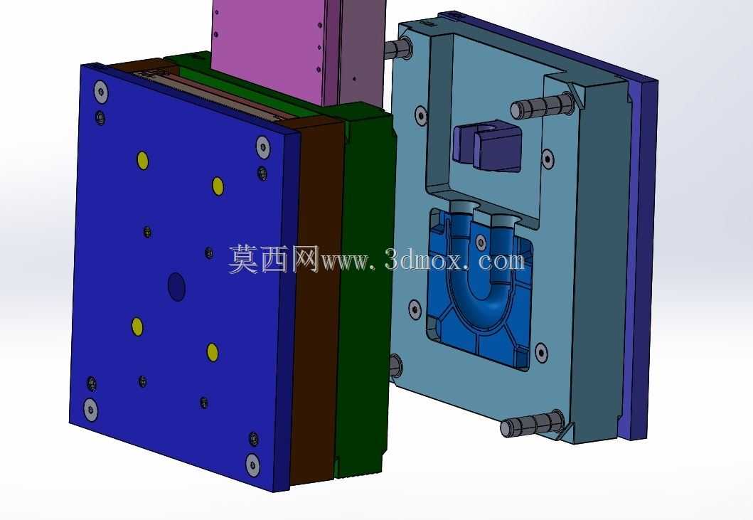 180度PVC弯头模具