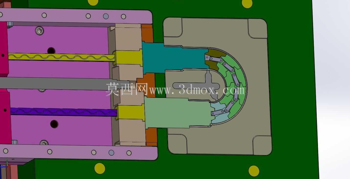 180度PVC弯头模具
