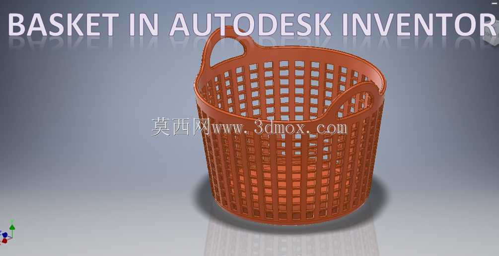 发明家的篮子|| Inventor 3D图形教程|| 发明家教程|| Autodesk发明家CAD 3D