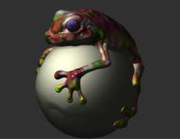 青蛙 3d 模型