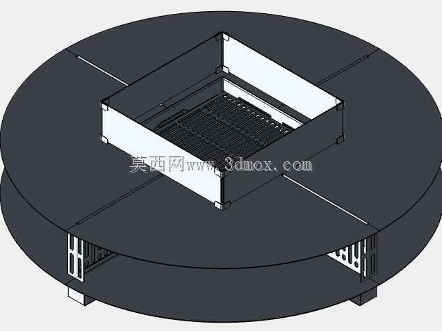 Circle 200 火桌 - 壁炉和原木整理器