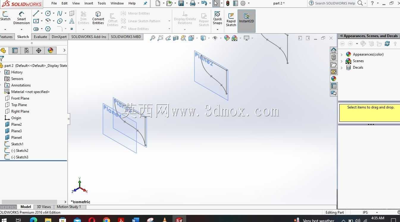 SolidWorks �еĴ������