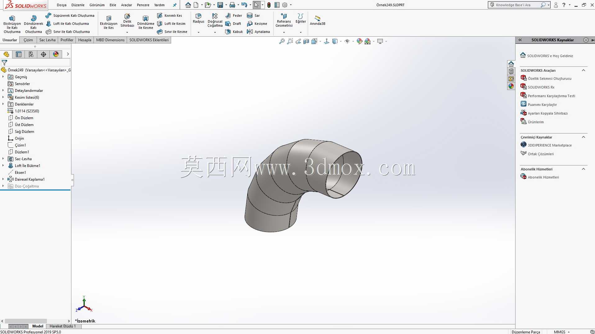 Solidworks ?rnek ?izim 249