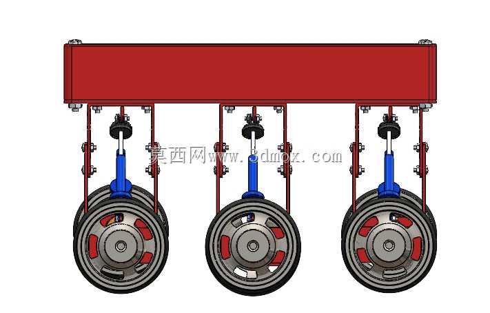 悬架的RC汽车