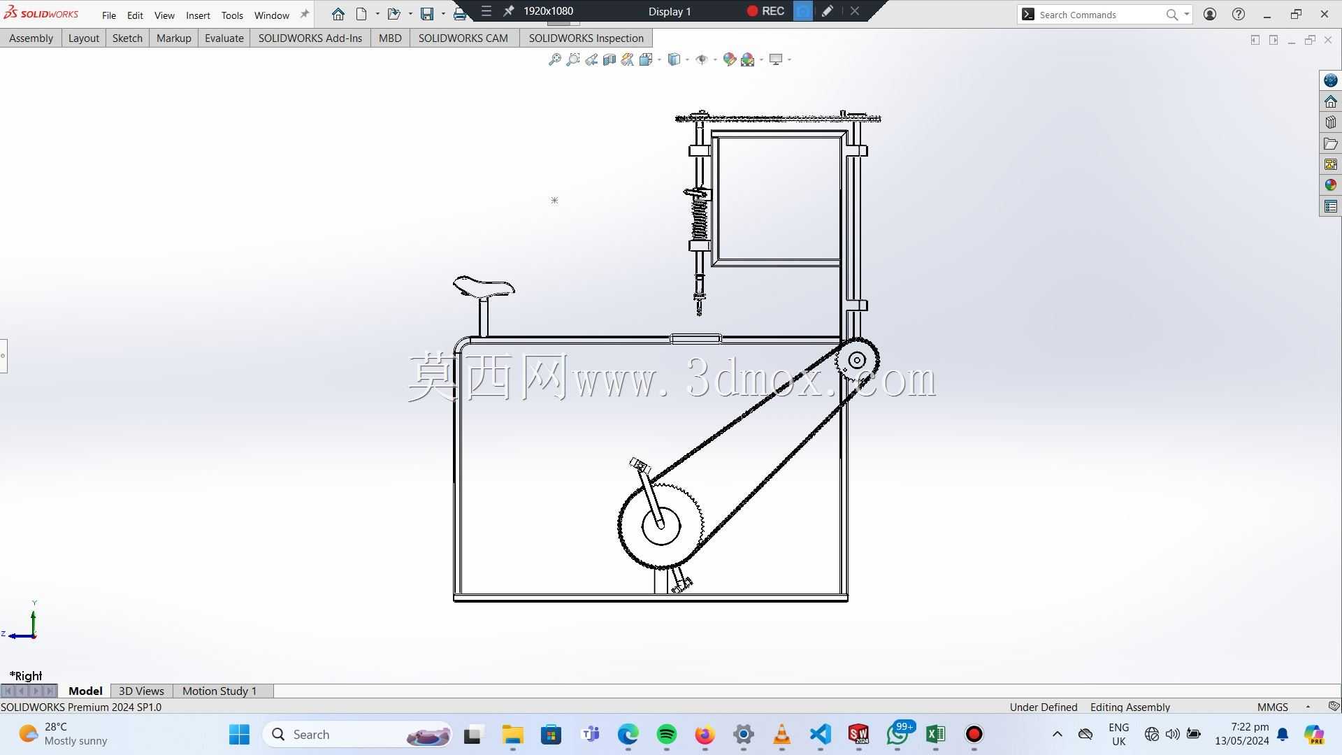 �ֳ�ʽ��ͷ -  SolidWorksģ��