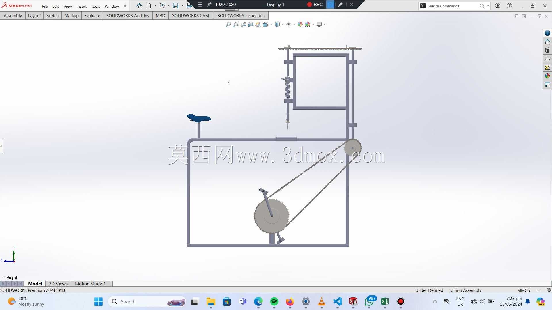 �ֳ�ʽ��ͷ -  SolidWorksģ��
