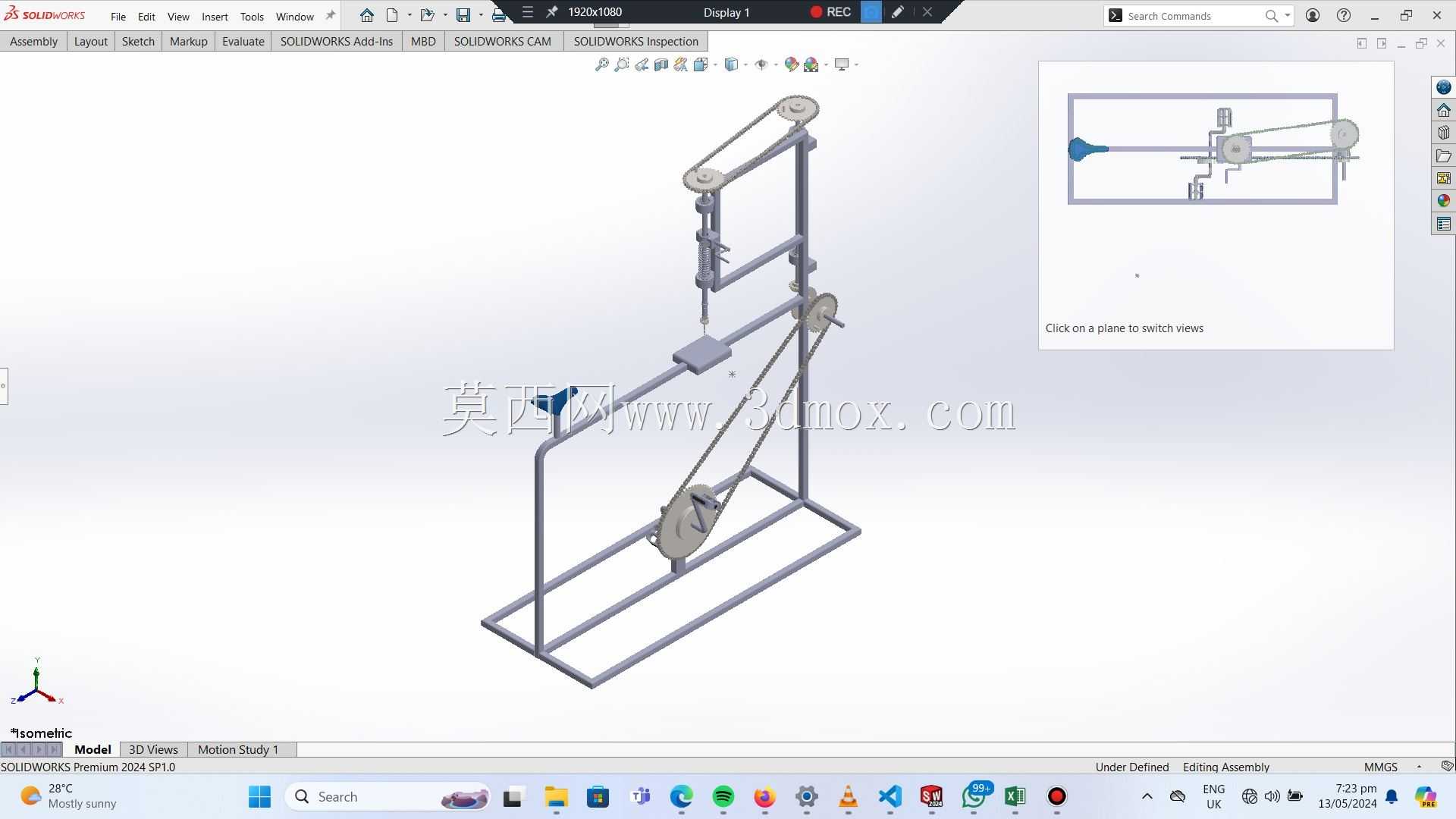 �ֳ�ʽ��ͷ -  SolidWorksģ��