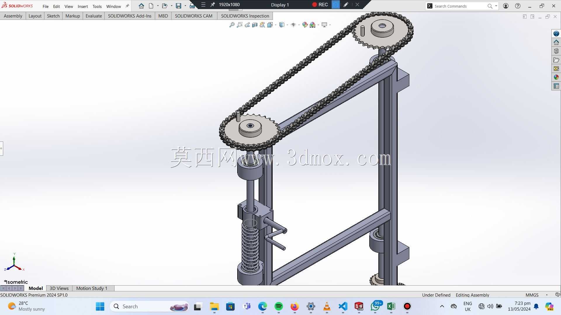 �ֳ�ʽ��ͷ -  SolidWorksģ��