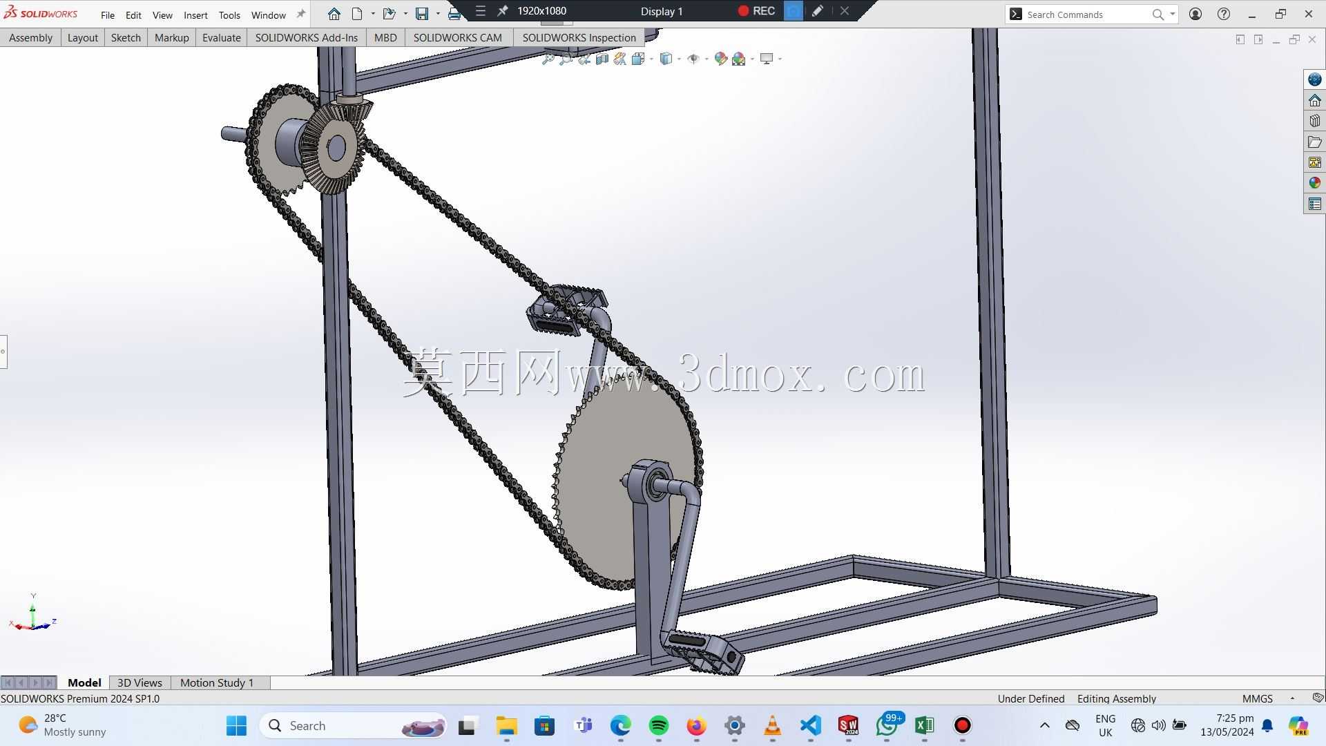 �ֳ�ʽ��ͷ -  SolidWorksģ��