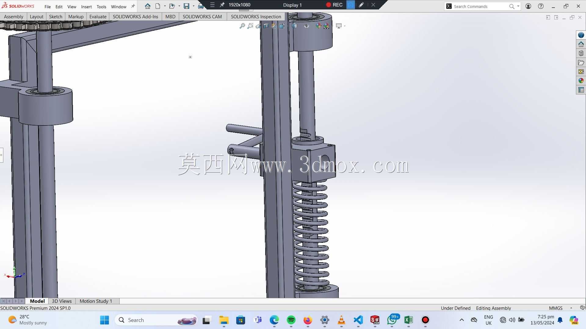 �ֳ�ʽ��ͷ -  SolidWorksģ��