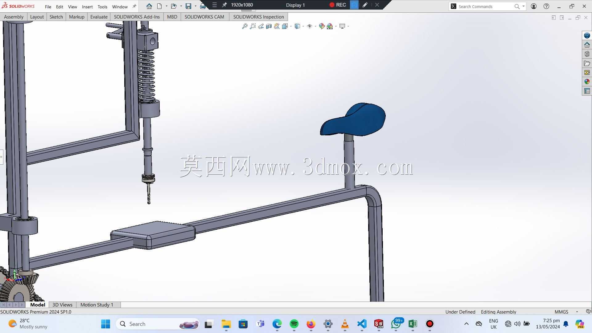 �ֳ�ʽ��ͷ -  SolidWorksģ��
