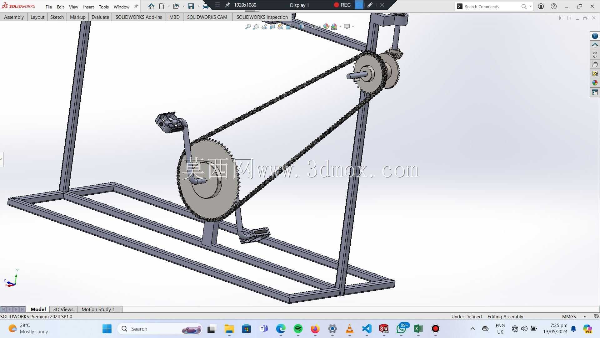 �ֳ�ʽ��ͷ -  SolidWorksģ��