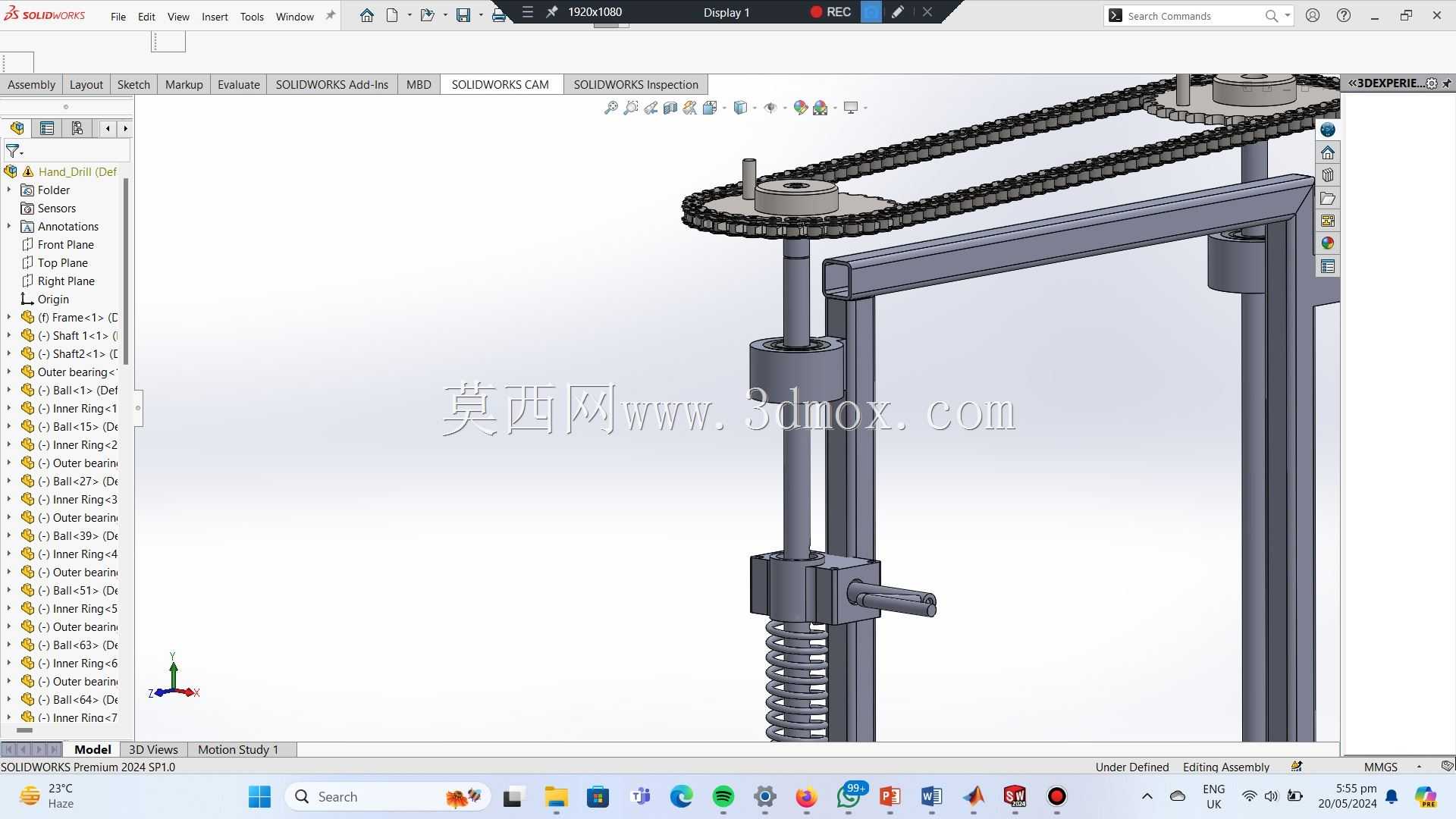 �ֳ�ʽ��ͷ -  SolidWorksģ��