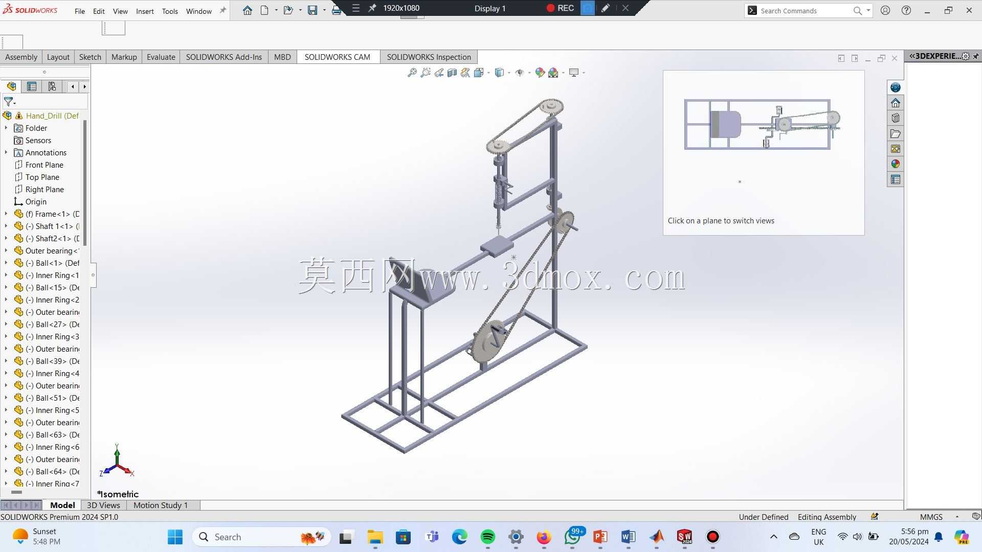 �ֳ�ʽ��ͷ -  SolidWorksģ��