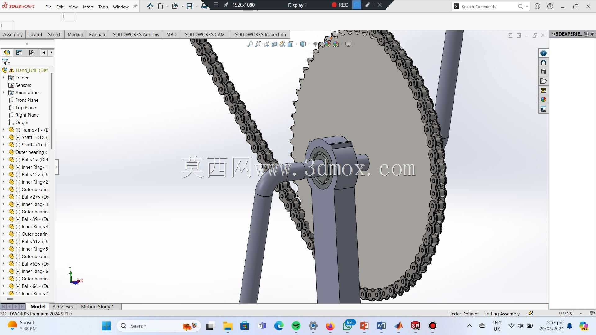 �ֳ�ʽ��ͷ -  SolidWorksģ��