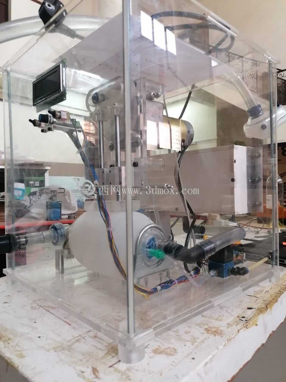  Respiratoire Artificielle en plexiglass 