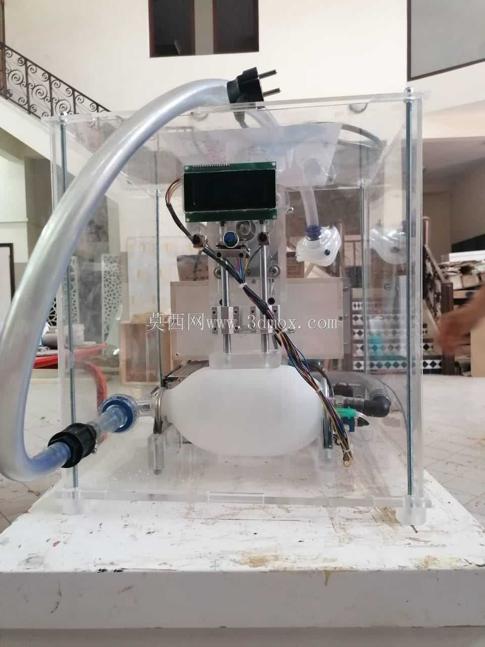  Respiratoire Artificielle en plexiglass 