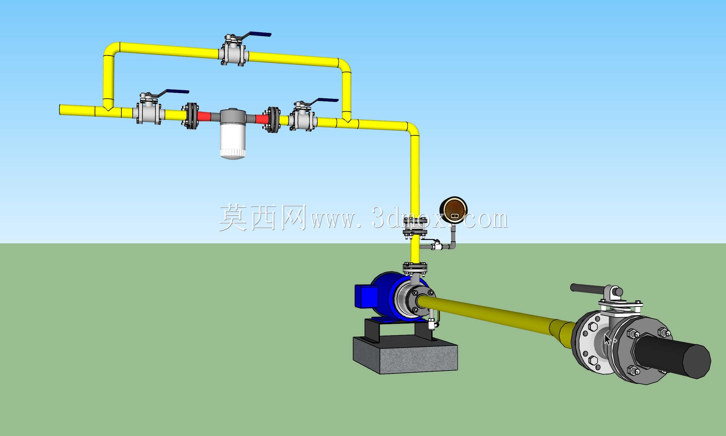 离心泵典型的安装布置| InstalaciónTípicapara una bombacentrífuga