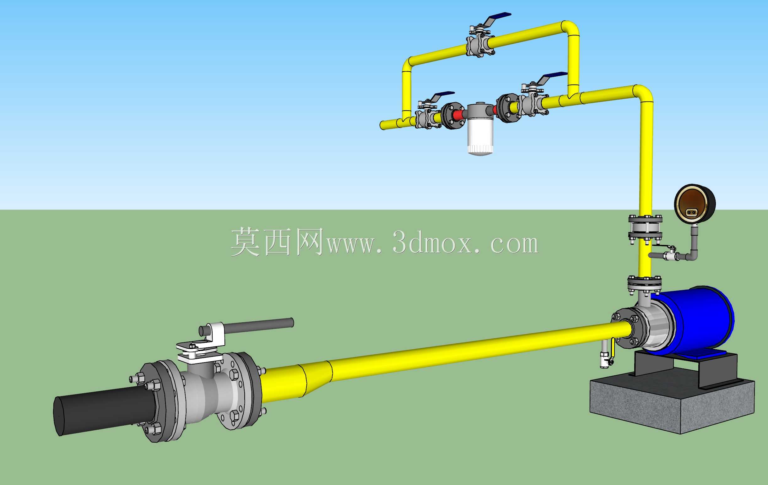 离心泵典型的安装布置| InstalaciónTípicapara una bombacentrífuga