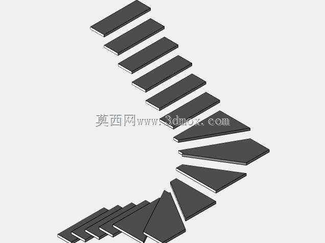 室内楼梯木金属