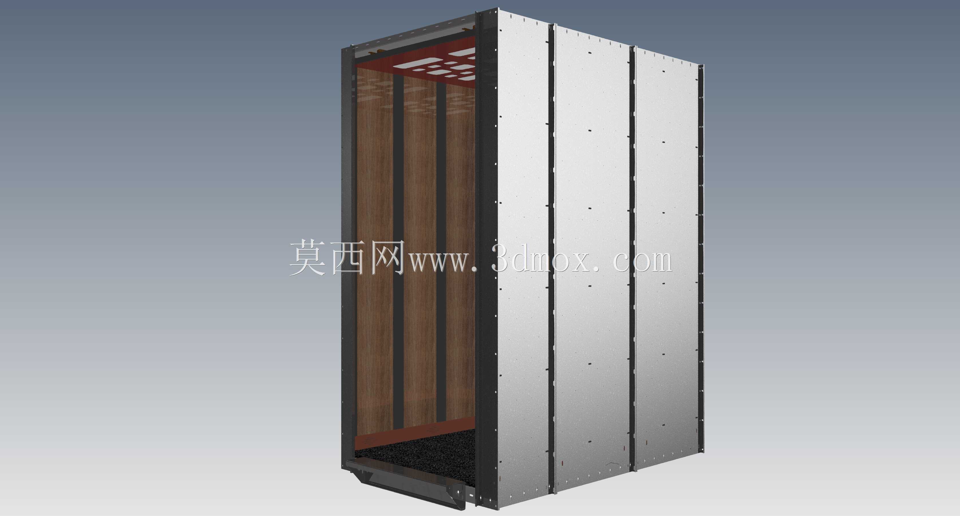 kabin Dikey 0 304 Kalite黑色Inox Kaplama