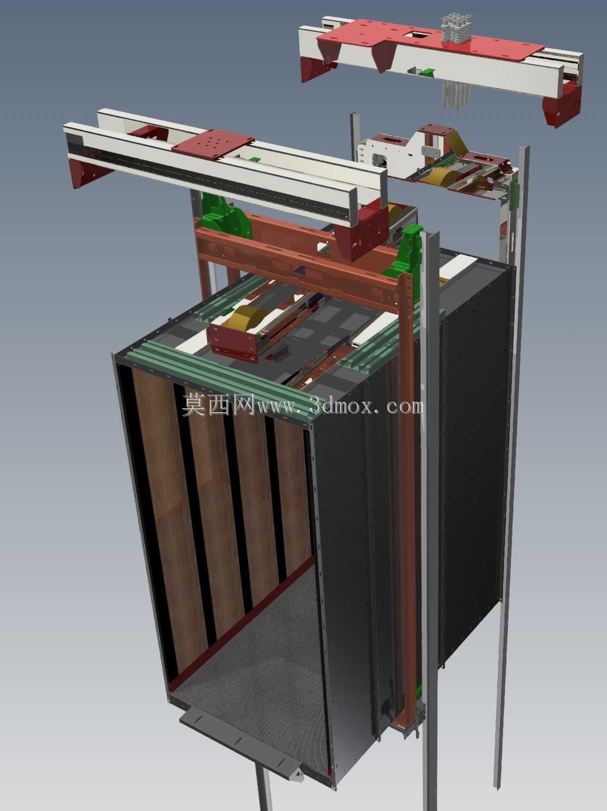 kabin Dikey 0 304 Kalite黑色Inox Kaplama