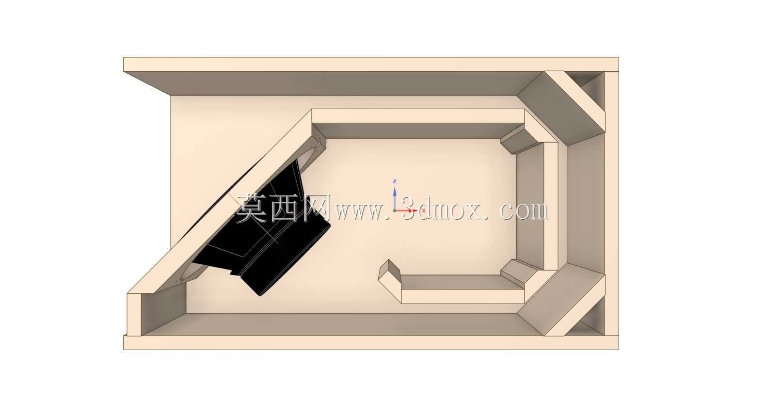 JL Audio HO112 风格低音炮音箱