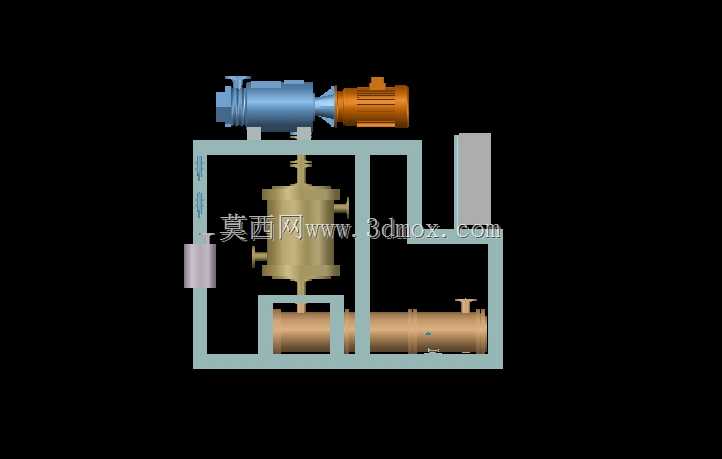 真空泵 - SUPERSCREW 300 NI 带 2 平方米后置冷凝器 (MS PTFE)