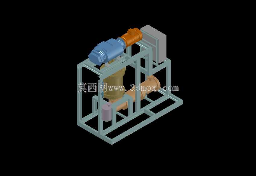 真空泵 - SUPERSCREW 300 NI 带 2 平方米后置冷凝器 (MS PTFE)