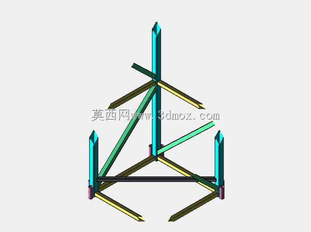 塔式起重机桅杆固定装置