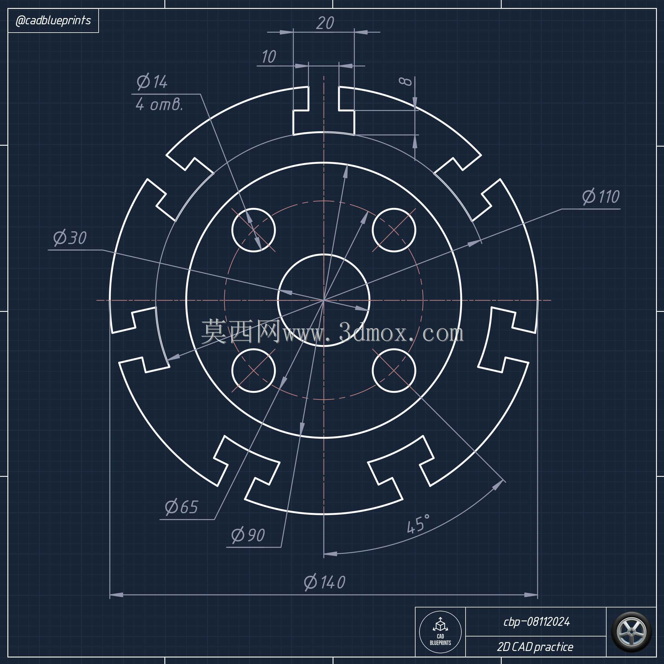 cbp–08112024?? CAD 2D 练习