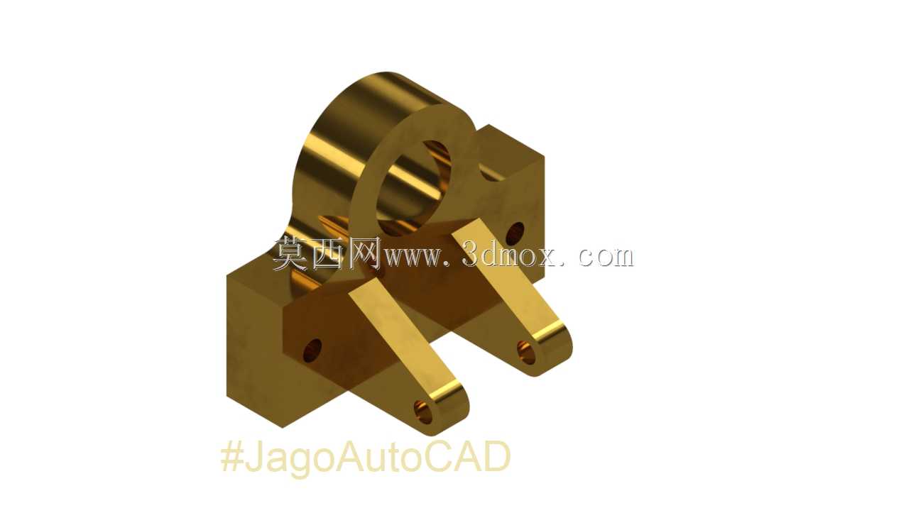 Autocad 3D 初学者教程练习 5