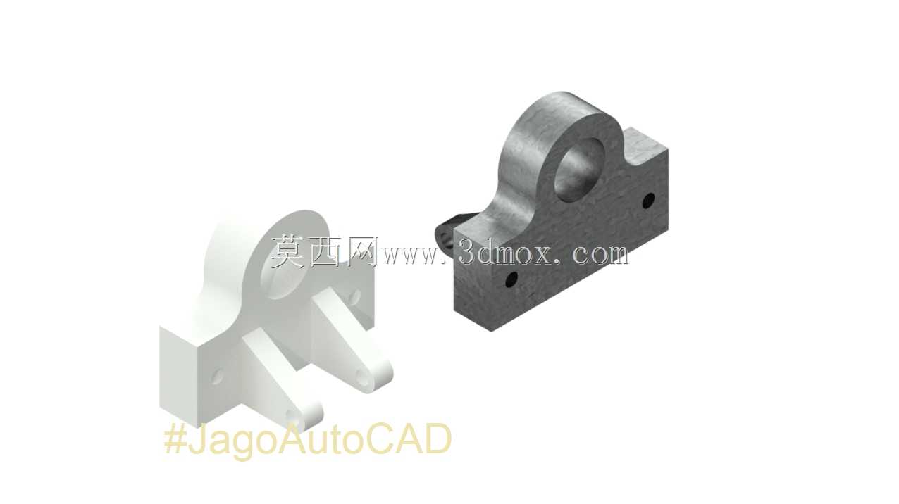 Autocad 3D 初学者教程练习 5