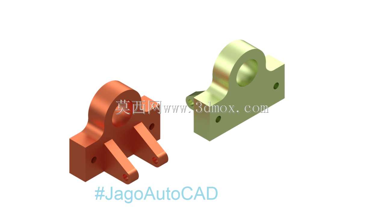 Autocad 3D 初学者教程练习 5