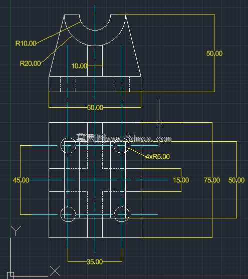 AutoCAD 练习 13