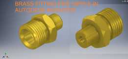 Autodesk Inventor �еĻ�ͭ��� || Inventor �еĹܽ�ͷ || �ܼ� || Inventor �̳�