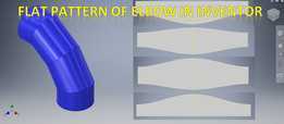 Autodesk Inventor 中的弯头平面图 || Inventor 钣金教程 || Inventor 教程
