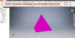 如何在Autodesk Inventor中制作金字塔|| Autodesk Inventor教程|| 3D建模CAD教程