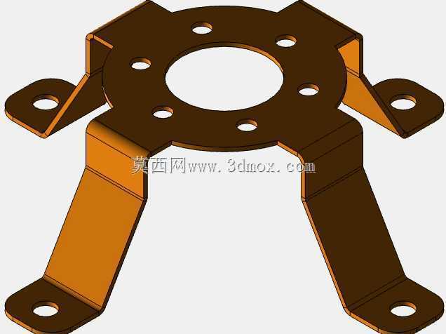 Autodesk Inventor板金属的安装支架|| 发明人钣金|| 钣金基础3D