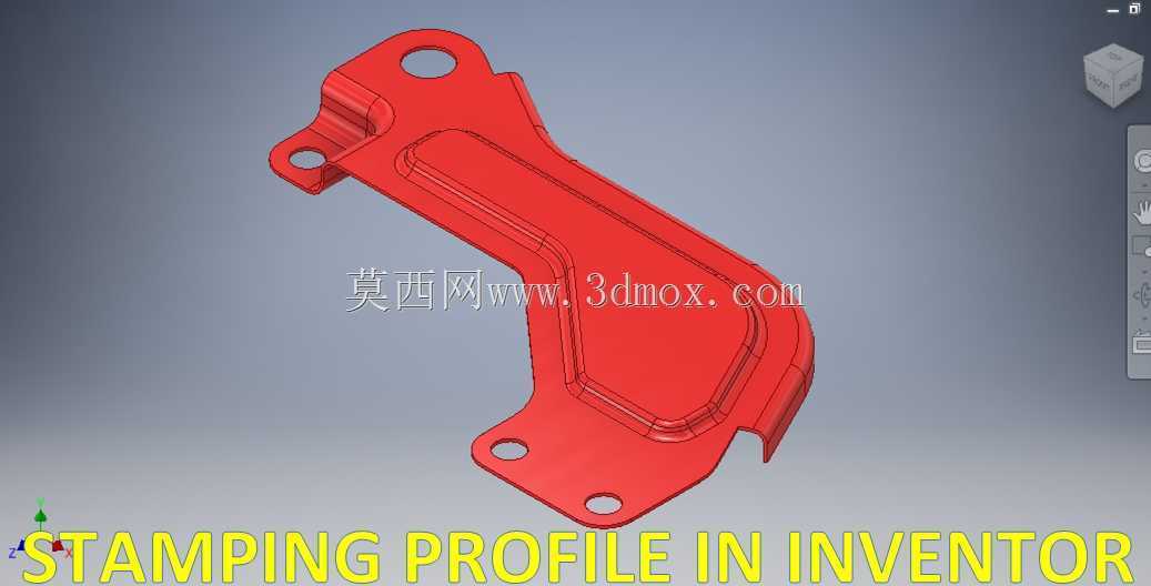 Autodesk Inventor 中的冲压轮廓 || Inventor 教程 || Inventor 初学者绘图练习