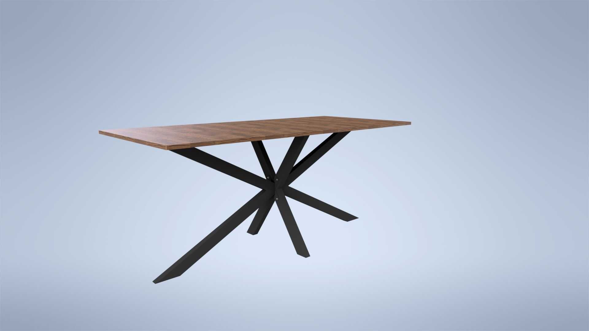  Wood \ U0026Steel Table 