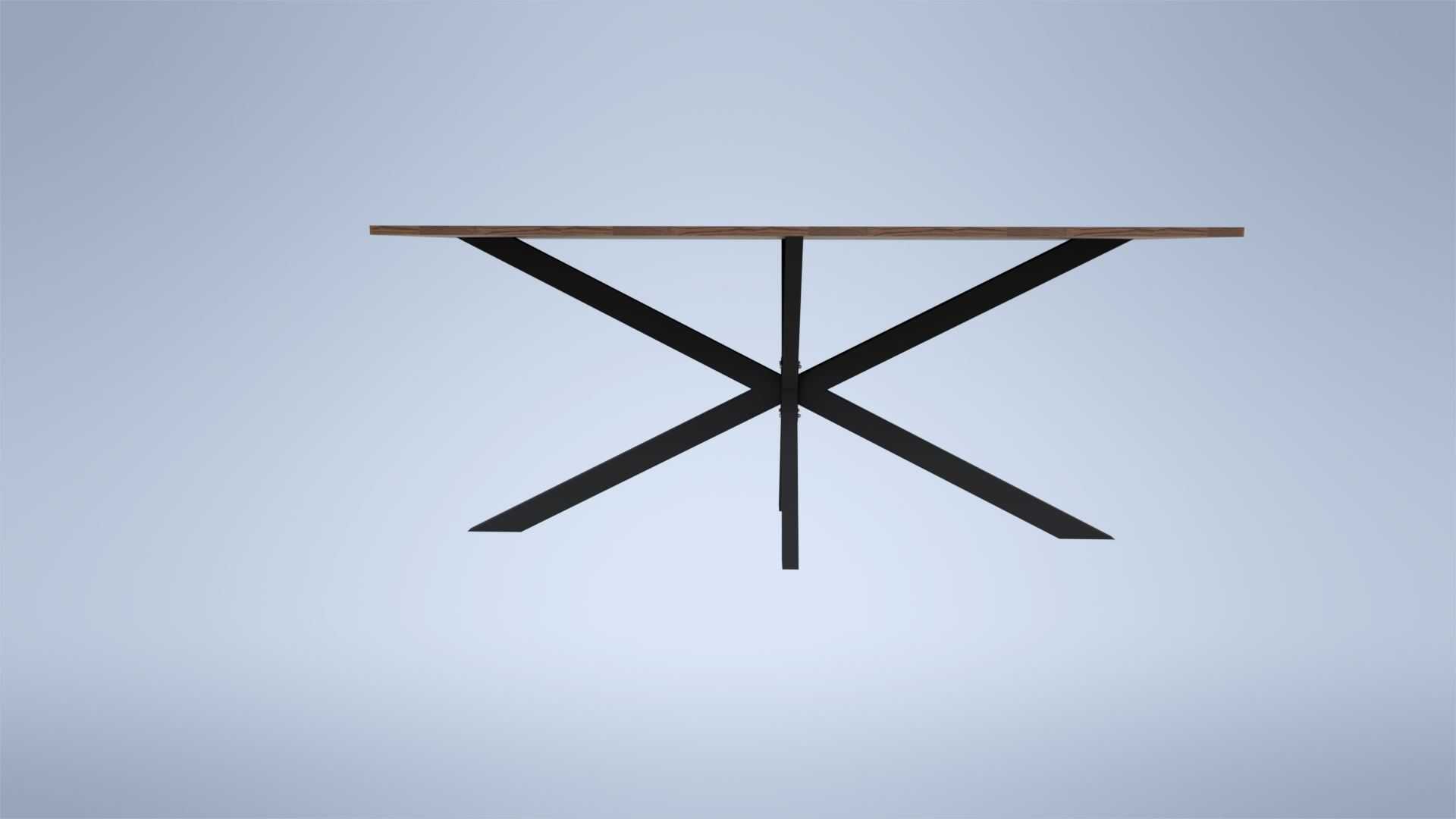  Wood \ U0026Steel Table 