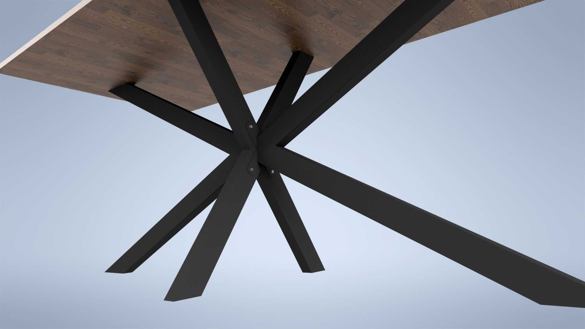  Wood \ U0026Steel Table 