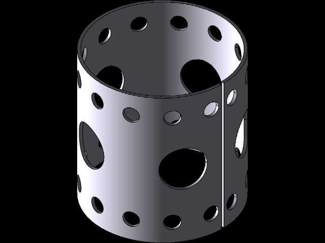 Autodesk Inventor 中的钣金圆柱体 || Inventor 中的钣金 || Inventor 教程 3D 模型