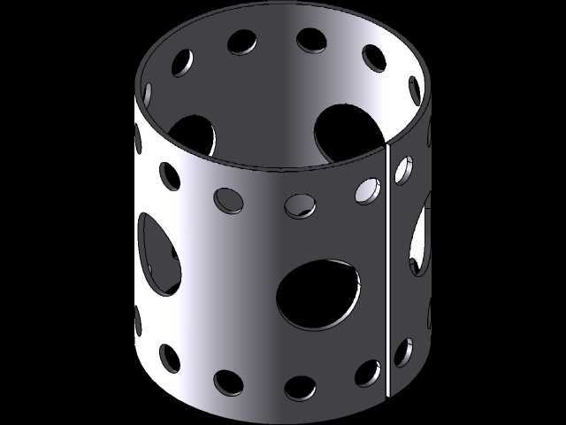 Autodesk Inventor 中的钣金圆柱体 || Inventor 中的钣金 || Inventor 教程 3D 模型