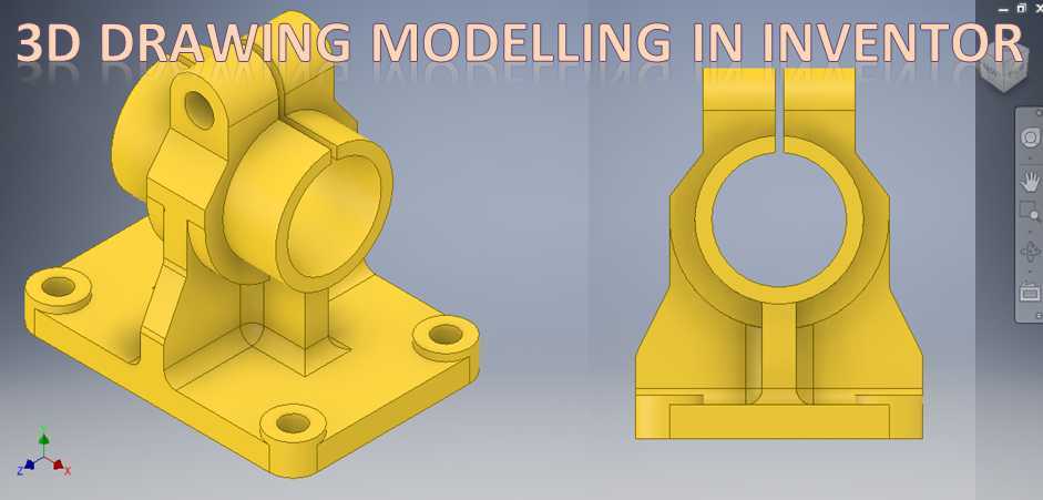 Inventor 3D 绘图练习模型 || Inventor 教程 || Autodesk Inventor 教程 || Autodesk