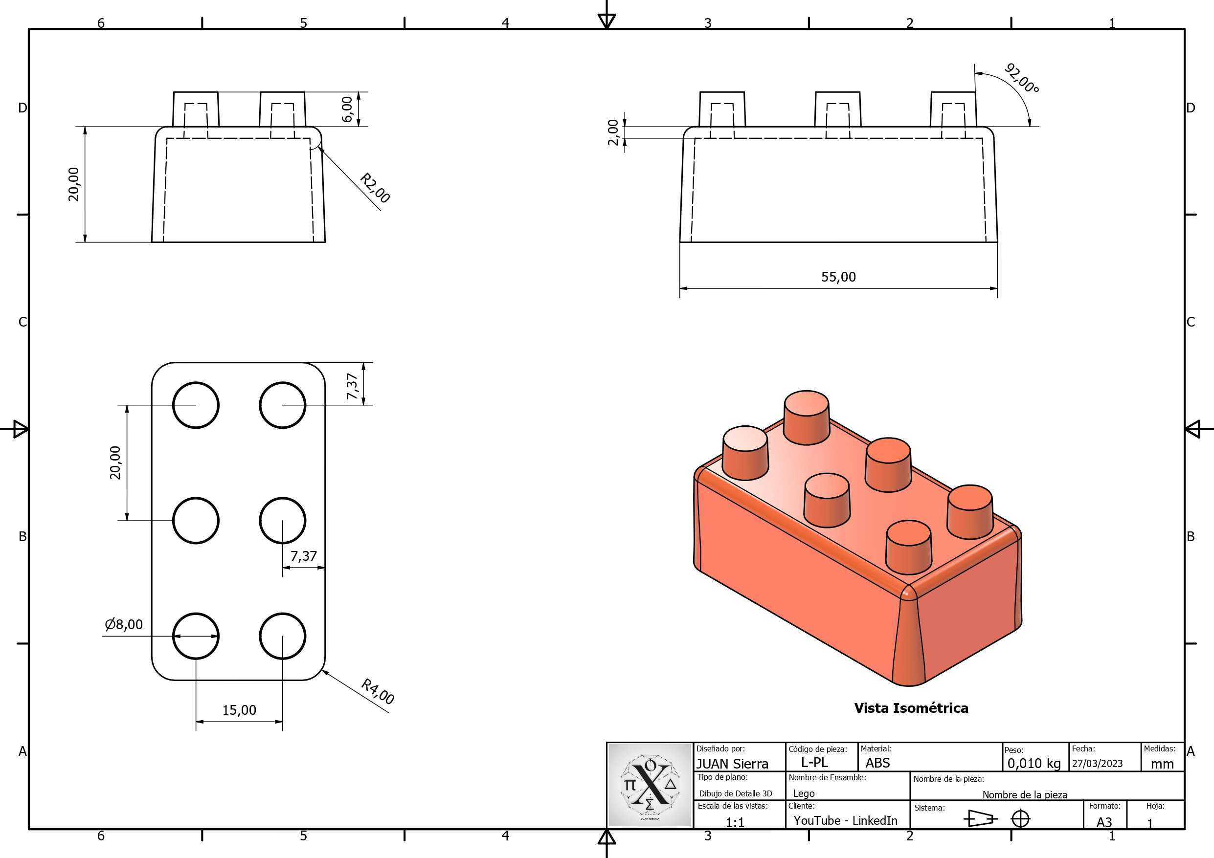 bloque de lego