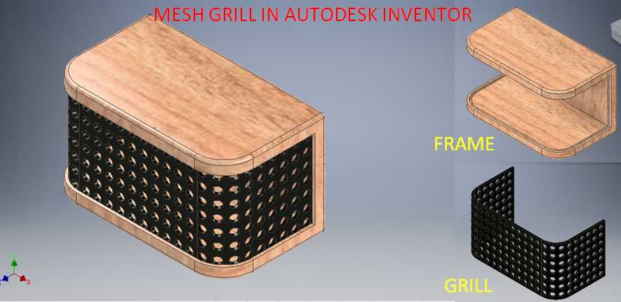 Autodesk Inventor教程网格烧烤|| 发明家绘画实践|| 发明人教程|| 3D模型